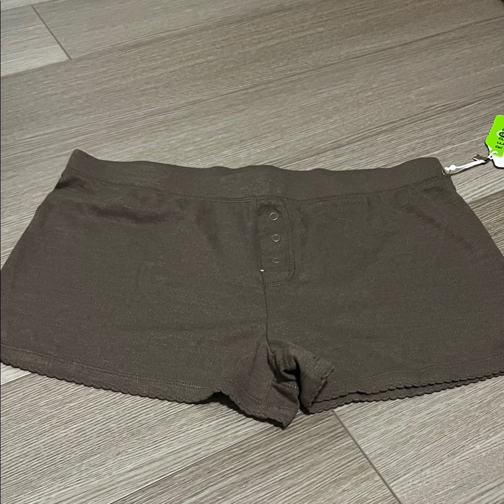 PJ Salvage Brown Casual Shorts